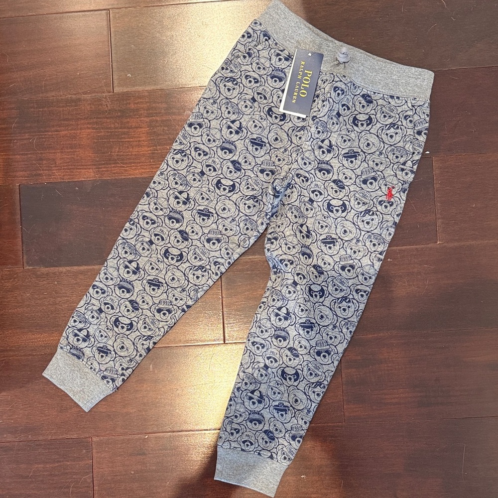 Polo by Ralph Lauren Kids Blue joggers NWT size 5